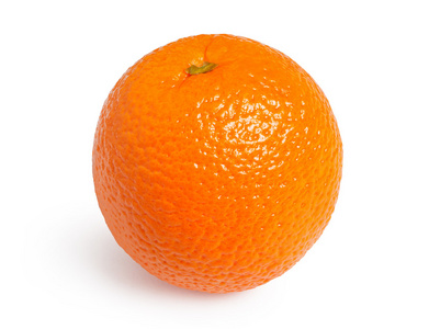 孤立在白色背景上的橙色