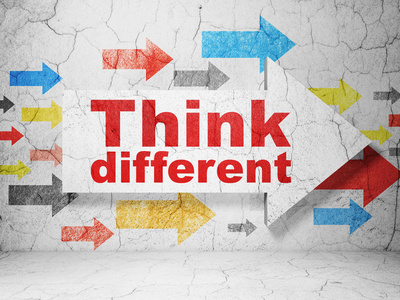 学习理念箭在箭墙上的思考不一样照片