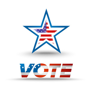 选举的投票徽章图片