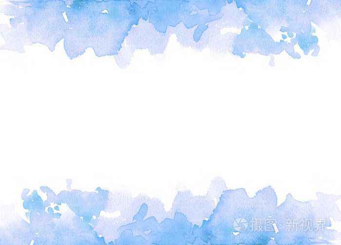 水彩绘画背景与中间副本空间
