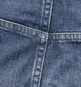片段的裤子为蓝色牛仔布背景