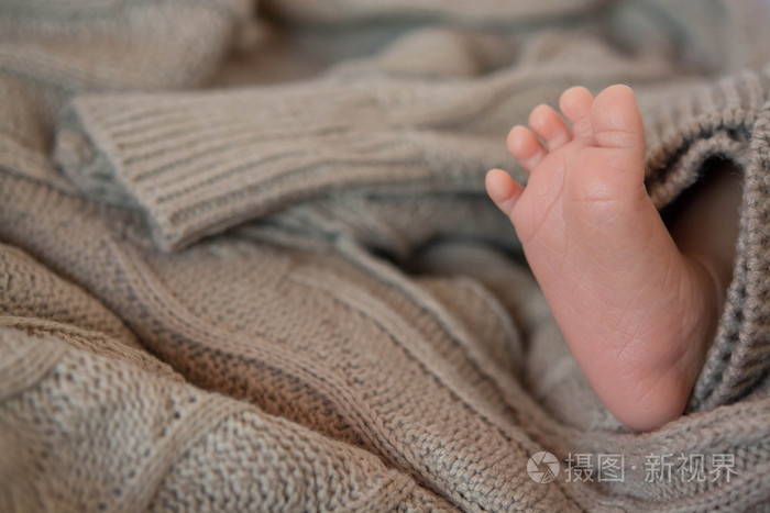 婴儿婴儿腿新生儿