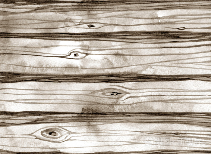 水彩仿古木质纹理的