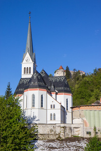 布莱德，斯洛文尼亚城堡和教堂