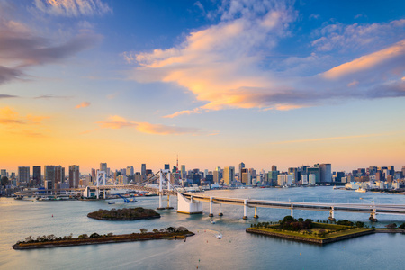 东京湾全景图片