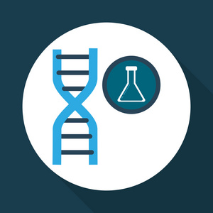 科学图标。实验室的概念。平 illiustration 矢量
