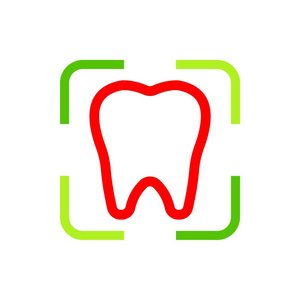 徽标牙科健康护理牙齿保护医疗标志牙科图标矢量抽象图标集牙科保健