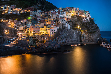 Manarola 村庄意大利