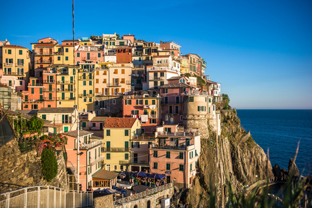 Manarola 村庄意大利