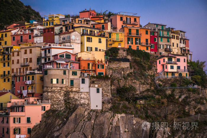 Manarola 村庄意大利