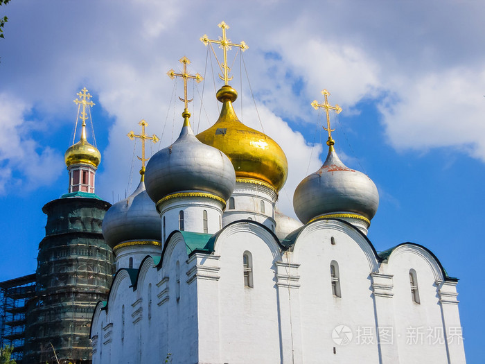 圣女修道院。Smolensky 大教堂。莫斯科