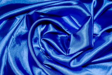 蓝色丝绸纹理