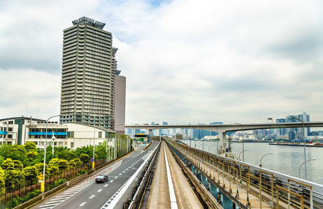 东京从 Yurikamome 线看图片