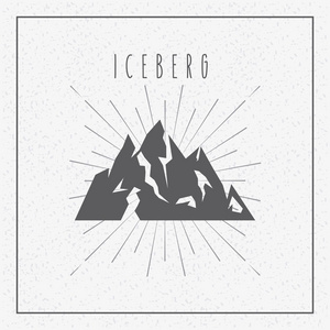 冰山冰川设计图片