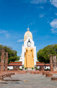佛像。 泰国著名的公庙