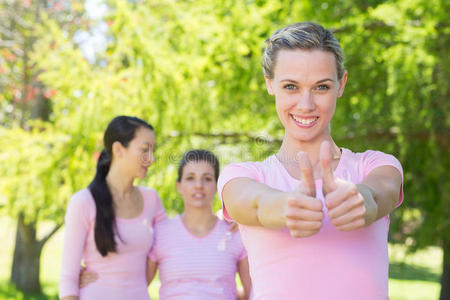 年代 乳房 手势 公园 意识 健康 信心 癌症 成人 白种人