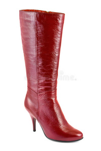 红色女靴