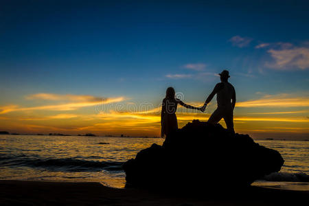 颜色 夏天 蜜月 浪漫的 太阳 结婚 自然 天空 日落 奢侈