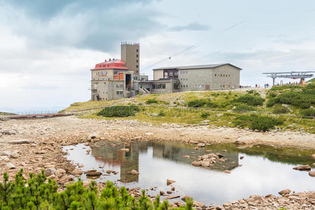 斯洛伐克 美丽的 塔特拉 高的 欧洲 旅游业 小山 风景