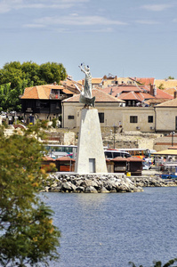 国家的 旅行者 海滩 巴尔干半岛 城市 古老的 内塞巴尔
