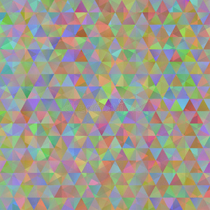 带有混沌三角形的彩色图案