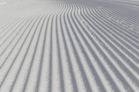 冬季沙漠滑雪坡