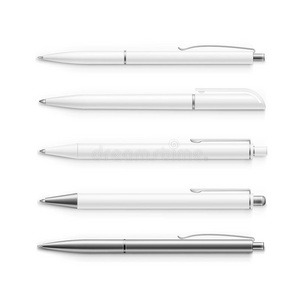 颜色 金属的 比罗 铅笔 插图 办公室 钢笔 分类 商业