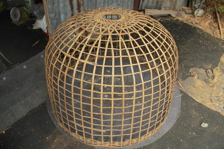 竹子灯具案例鸡舍照片