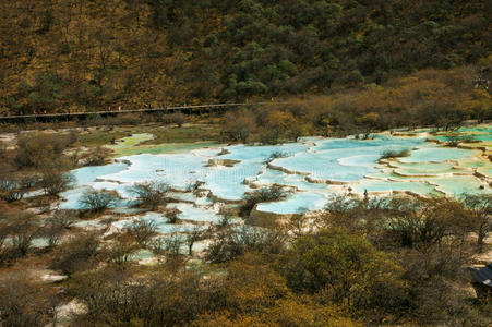 中国四川黄龙钙化池