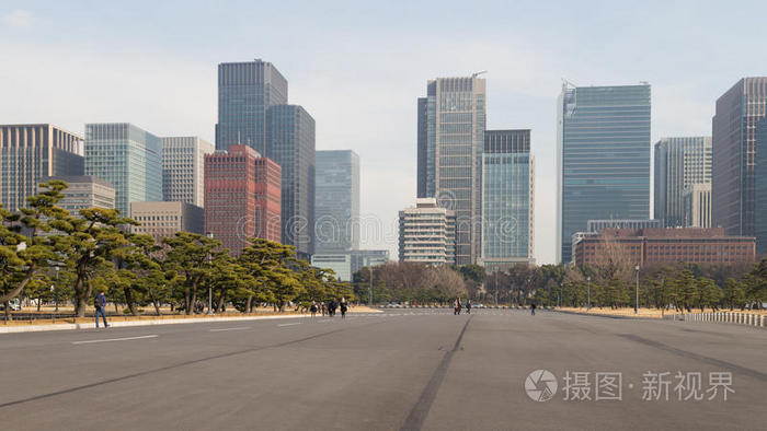 市中心 公园 大都会 全景 城市 建筑 复制 亚洲 政府