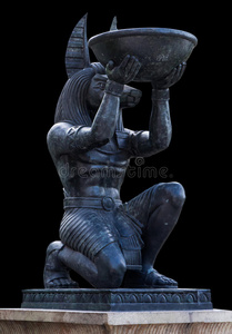 埃及古代艺术阿努比斯雕塑