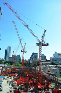 城市 建筑学 机器 混凝土 建造 起重机 水泥 金属 工程