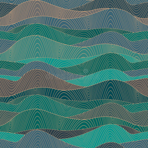 无缝波浪纹理,波浪形背景.复制到s的那个正方形照片