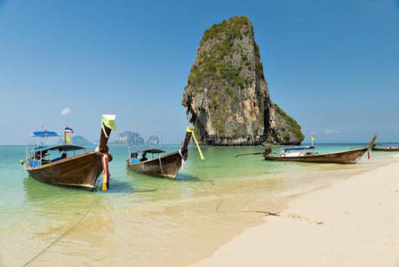 旅行者 克拉比 泰国 运输 海滩 旅行 旅游业