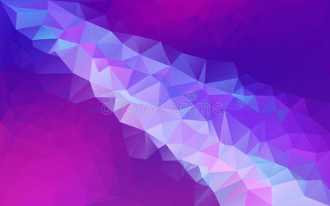 抽象多边形背景蓝色紫色