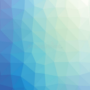 彩色浅蓝色抽象几何低聚风格插图图形背景