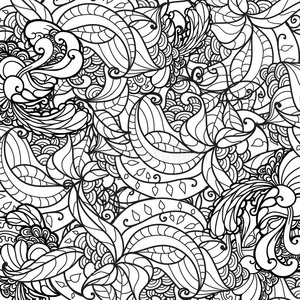 卷曲 墙纸 旋转 复古的 纹理 植物 织物 花的 纺织品