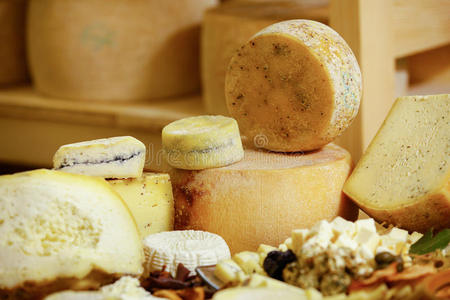 各种有机美食奶酪