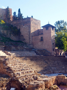 古罗马剧院和马拉加城堡