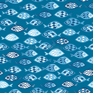 抽象风格的鱼纹照片