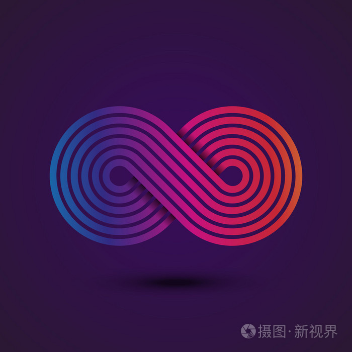 无穷大符号图标