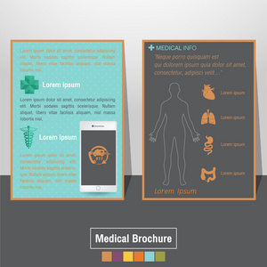 医疗宣传册设计模板图片