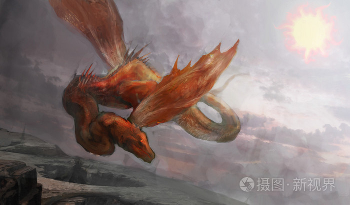 蛇龙飞过说大话