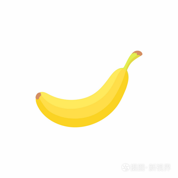 香蕉中卡通风格的图标插画-正版商用图片1o5x0d-摄图新视界
