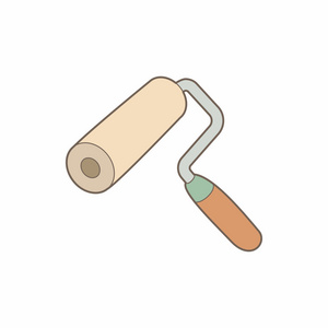 油漆滚筒的图标图片-油漆滚筒的图标素材-油漆滚筒的图标插画-摄图新