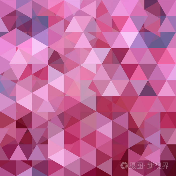 由三角形组成的抽象背景.