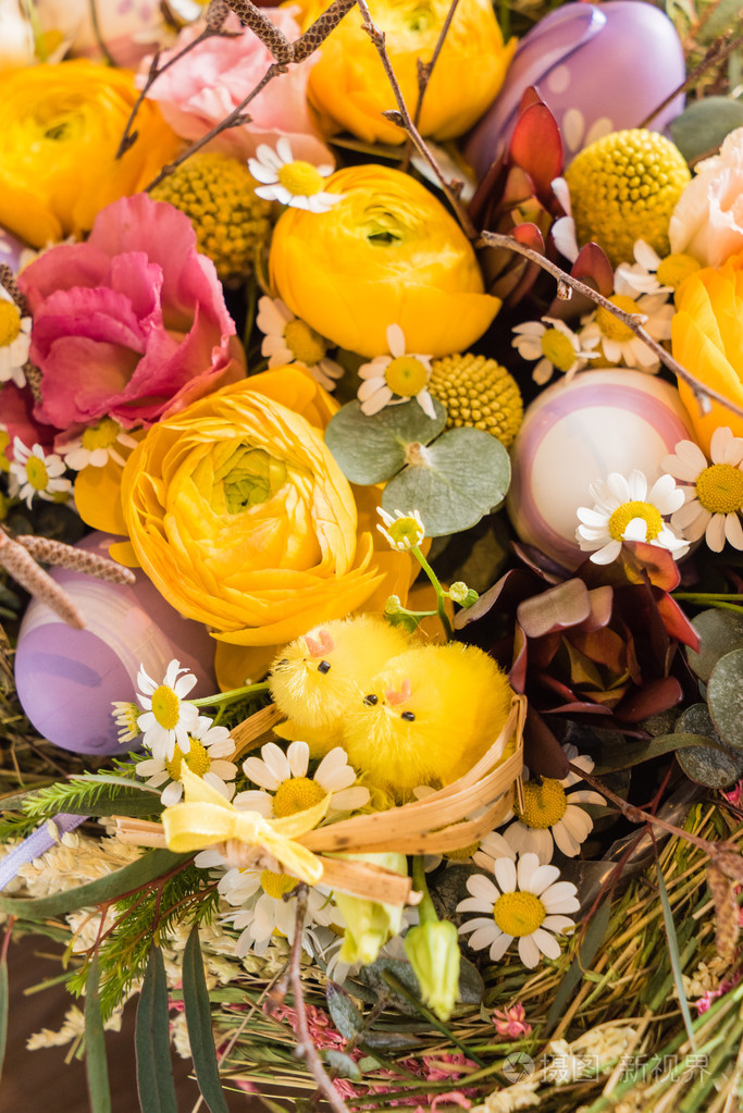 复活节鲜花花束