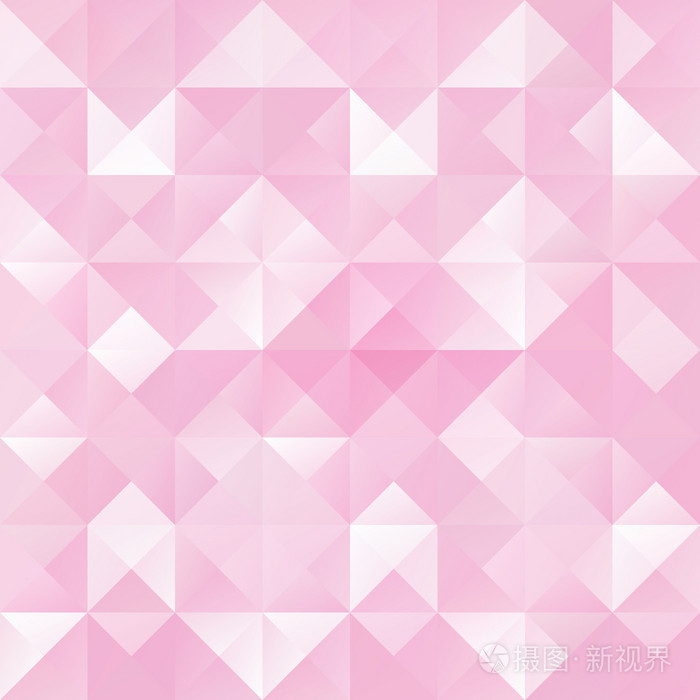 粉红色的网格马赛克背景,创意设计模板