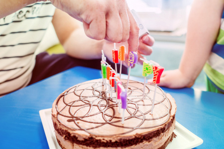 快乐的生日派图片