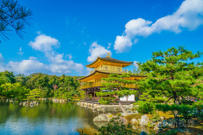 金阁在日本京都的金阁寺